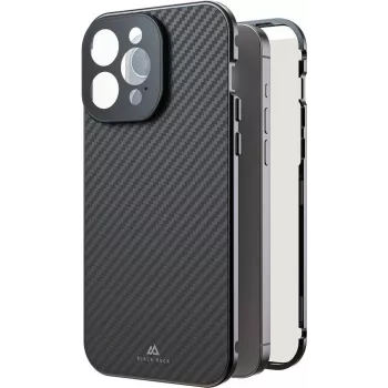 Black Rock Cover 360° vetro per Apple iPhone 16 Pro Max, vero carbonio (00228101)