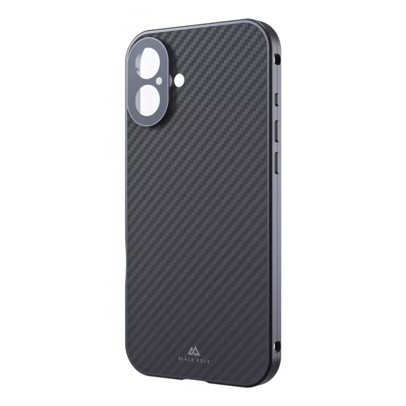 Black Rock Cover 360° vetro per Apple iPhone 16 Plus, vero carbonio (00228105)