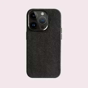 Cyoo Custodia in Alcantara per iPhone 15 Pro Max nero (CY123275)