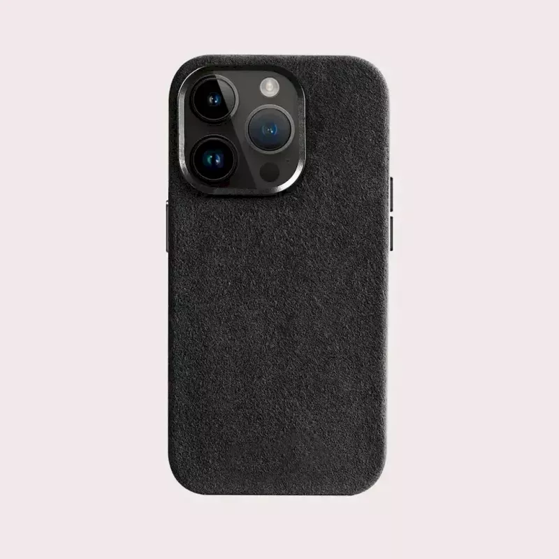 Cyoo Custodia in Alcantara per iPhone 15 Pro Max nero (CY123275)