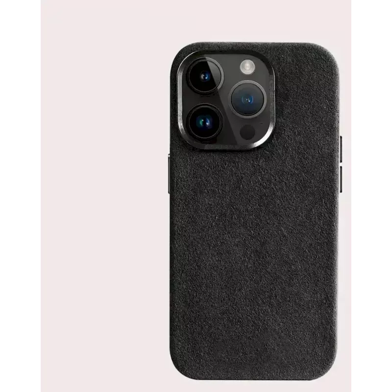 Cyoo Custodia in Alcantara per iPhone 15 Pro Max nero (CY123275)