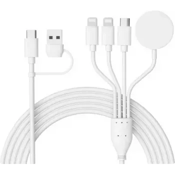 CYOO CY606 cavo di ricarica multiplo 4-in-2 universale / USB-C / Watch – nero