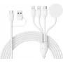 CYOO CY606 cavo di ricarica multiplo 4-in-2 universale / USB-C / Watch – nero