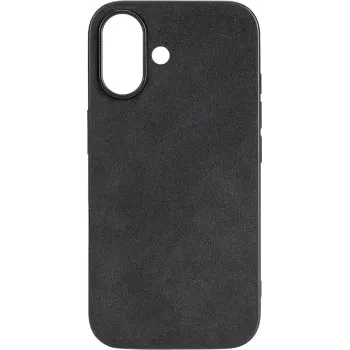 CYOO custodia in Alcantara per Apple iPhone 16 nero (CY123615)