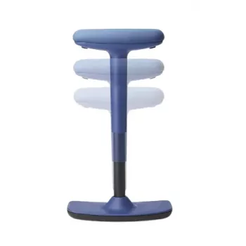 TRENDOFFICE BY DAUPHIN TO SWIFT sedia girevole sedia da ufficio, tessuto blu, struttura in alluminio lucidato 9299KOBFWKOBS73GSR10UGS165014