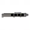 EXSYS EX-6083 scheda di rete PCIe x4 Gigabit Ethernet 4 porte Low-Profile