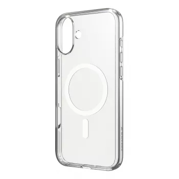 Black Rock Cover Mag Clear Custodia per Apple iPhone 16 Plus, trasparente 00228103