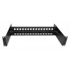 EXSYS kit rackmount per guida DIN, 2U, 19 pollici, guida DIN 35mm, nero EX-6090