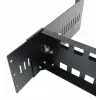 EXSYS kit rackmount per guida DIN, 2U, 19 pollici, guida DIN 35mm, nero EX-6090