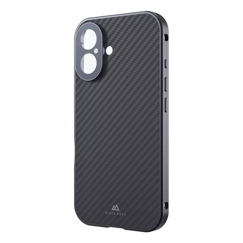 Black Rock Cover 360° vetro per Apple iPhone 16, carbonio (00228085)