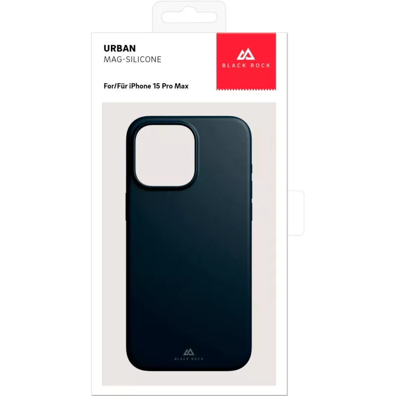 Black Rock Cover Mag Urban custodia per Apple iPhone 15 Pro Max, Midnight 00221291