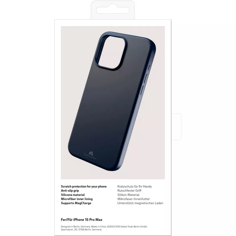 Black Rock Cover Mag Urban custodia per Apple iPhone 15 Pro Max, Midnight 00221291