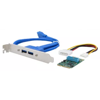 EXSYS EX-48010-3 scheda Mini PCIe USB 3.2 Gen 1 con 2 porte (NEC)