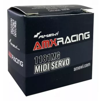 Amewi Micro-Servo AMXRacing 1181MG servo analogico Midi ingranaggi in metallo (28445)