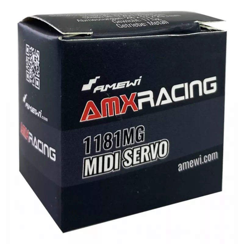 Amewi Micro-Servo AMXRacing 1181MG servo analogico Midi ingranaggi in metallo (28445)