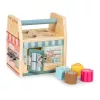Gerardo's Toys Casa attività in legno con serrature per bambini dai 18 mesi