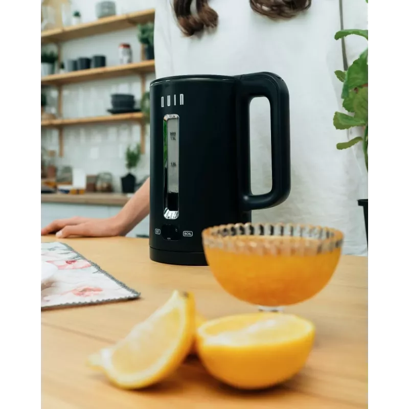 QUIN KTL-202 Bollitore elettrico, 1,5 L, nero
