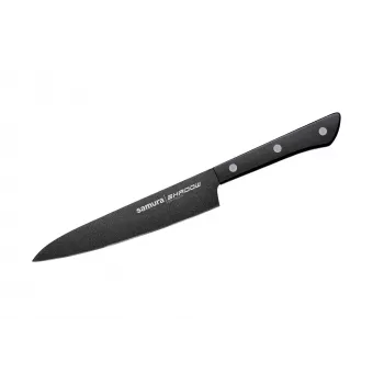 SAMURA Shadow Coltello universale 150 mm acciaio inox AUS-8 nero