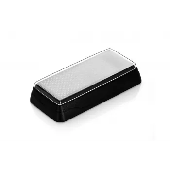 SAMURA SDS-360 Affilacoltelli manuale a passaggio, 2 stadi in ceramica, nero