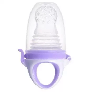 Kidsme Food Feeder Plus dispositivo per l'alimentazione dei neonati da 6 mesi, lavanda