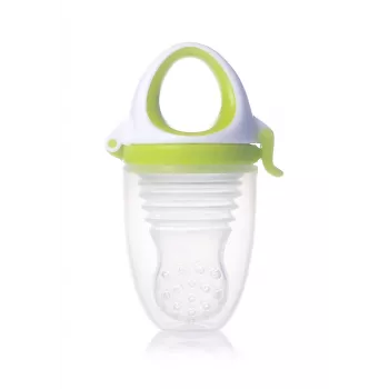 Kidsme Food Feeder Plus alimentatore per pappe da 6 mesi, lime