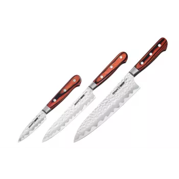 SAMURA set di coltelli a 3 pezzi