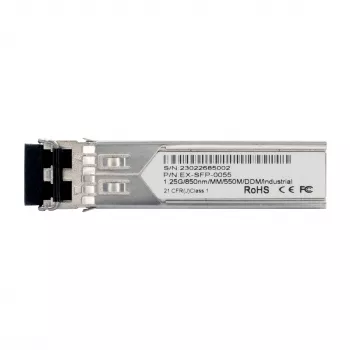 EXSYS EX-SFP-0055 Ricetrasmettitore SFP LC duplex multimodale 550m 1,25Gbps 850nm -40°C a 80°C