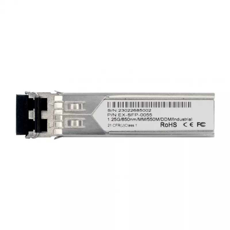 EXSYS EX-SFP-0055 Ricetrasmettitore SFP LC duplex multimodale 550m 1,25Gbps 850nm -40°C a 80°C