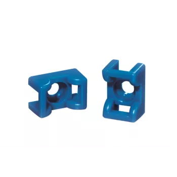 HellermannTyton Supporto per fascette, ETFE, blu (151-00653)
