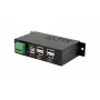 EXSYS EX-1594HMS Hub industriale USB 2.0 4 porte con kit per guida DIN