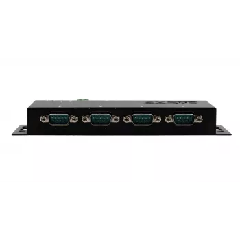 EXSYS EX-6164 Server seriale RS-232 4 porte, Ethernet a seriale, metallo, 10/100 Mbps, Virtual COM