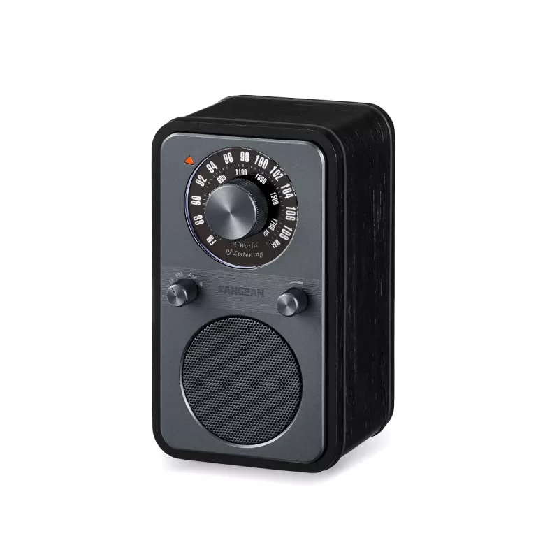Sangean WR-9 Radio FM/AM portatile legno massello Midnight Oak con Bluetooth 8W