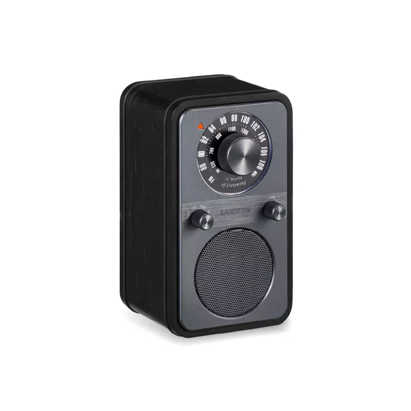 Sangean WR-9 Radio FM/AM portatile legno massello Midnight Oak con Bluetooth 8W
