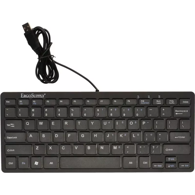DSIT TB-602 Tastiera mini Targus con USB, layout USA/Nordic, per rack server 19 pollici