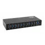 EXSYS EX-11290HMS Hub USB 3.2 Gen 1 10 porte con alimentatore 12V/5A