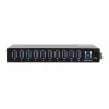 EXSYS EX-11290HMS Hub USB 3.2 Gen 1 10 porte con alimentatore 12V/5A