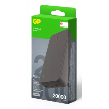 GP PowerBank B+ 20000 mAh nero GPPBB20BBKBSR554