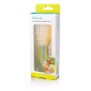 Set spazzola e pettine per neonati Kidsme – setole morbide, senza BPA, ergonomico, bianco/grigio