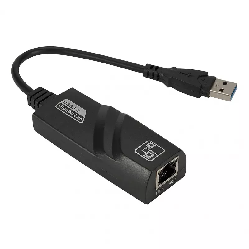 EXSYS EX-1320-3 Adattatore USB 3.2 Gen 1 a Gigabit Ethernet (Realtek RTL8153)