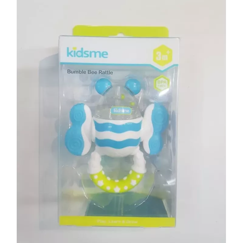 Kidsme Bumble Bee dentaruolo e sonaglio, 3M+
