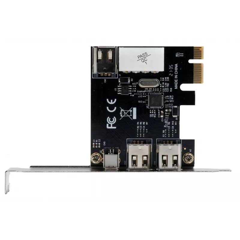 EXSYS EX-16600 scheda PCI Express FireWire 1394a con 3+1 porte (VIA)