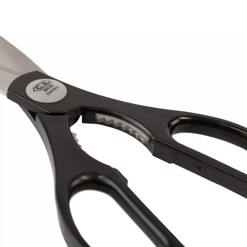 C.K Tools C8435 forbici universali 145 mm acciaio inox lama a microdentatura con tacca spellafili