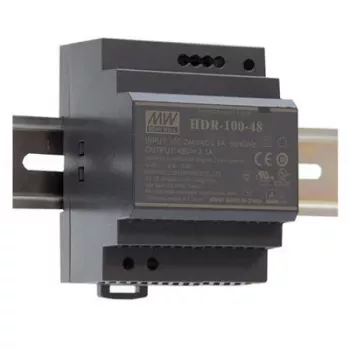 MEAN WELL HDR-100-48N alimentatore per guida DIN 48V 100W