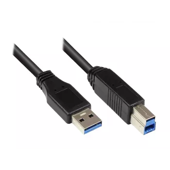 EXSYS cavo USB 3.0 Type-A maschio a Type-B maschio 1,0 m nero EX-K1503