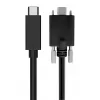 EXSYS cavo USB 3.2 Gen 2x1 C-C con viti zigrinate, 1m, nero (EX-K1591V-1.0)