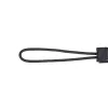 C.K Tools T8007 cavo di sicurezza per utensili con D-ring e moschettone, cappio regolabile, carico max 5 kg, 1,2 m, nero/giallo