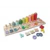 Gerardo's Toys GT61203 gioco in legno da infilare ad animali per bambini da 3 anni