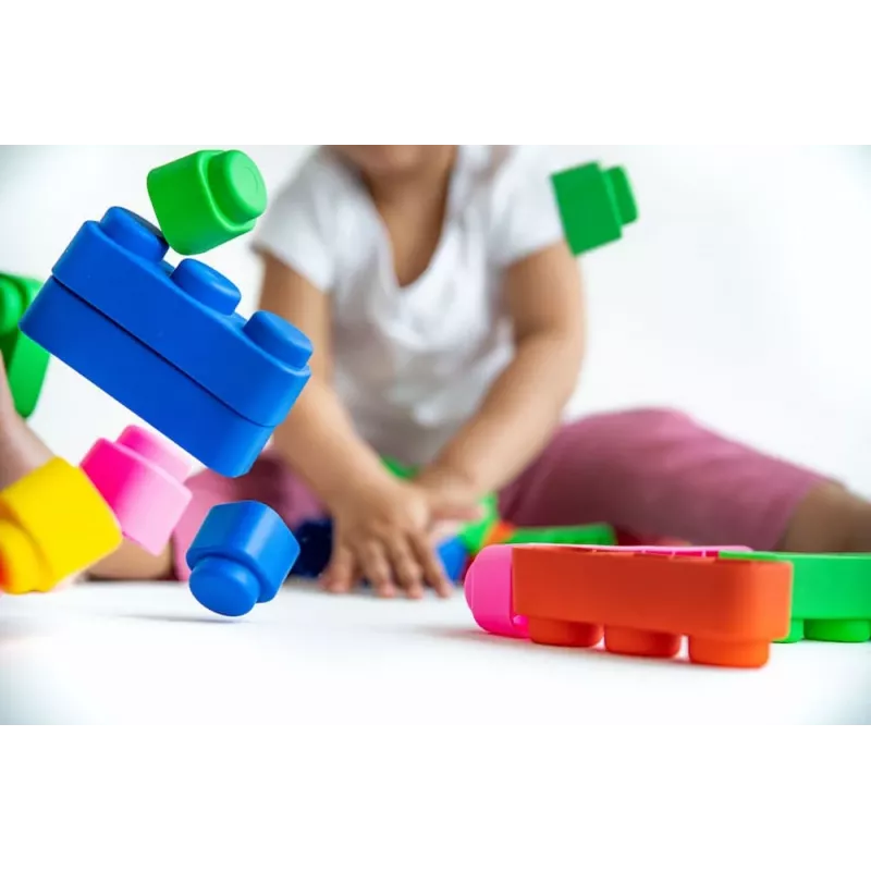 Gerardo's Toys GT3108 set morbido di costruzioni, 10 pezzi, schiuma EVA, multicolore
