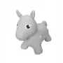 Gerardo's Toys cavallo grigio saltellante per bambini dai 12 mesi, hopper gonfiabile con pompa, portata fino a 50 kg, per interni ed esterni
