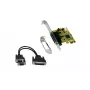 EXSYS EX-44343-2S scheda seriale PCI Express 2 porte RS-232, MosChip MCS9901, low profile